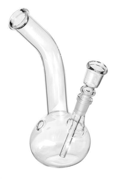 Glas-Bong "Bubble Bent Neck M" ca. 21cm